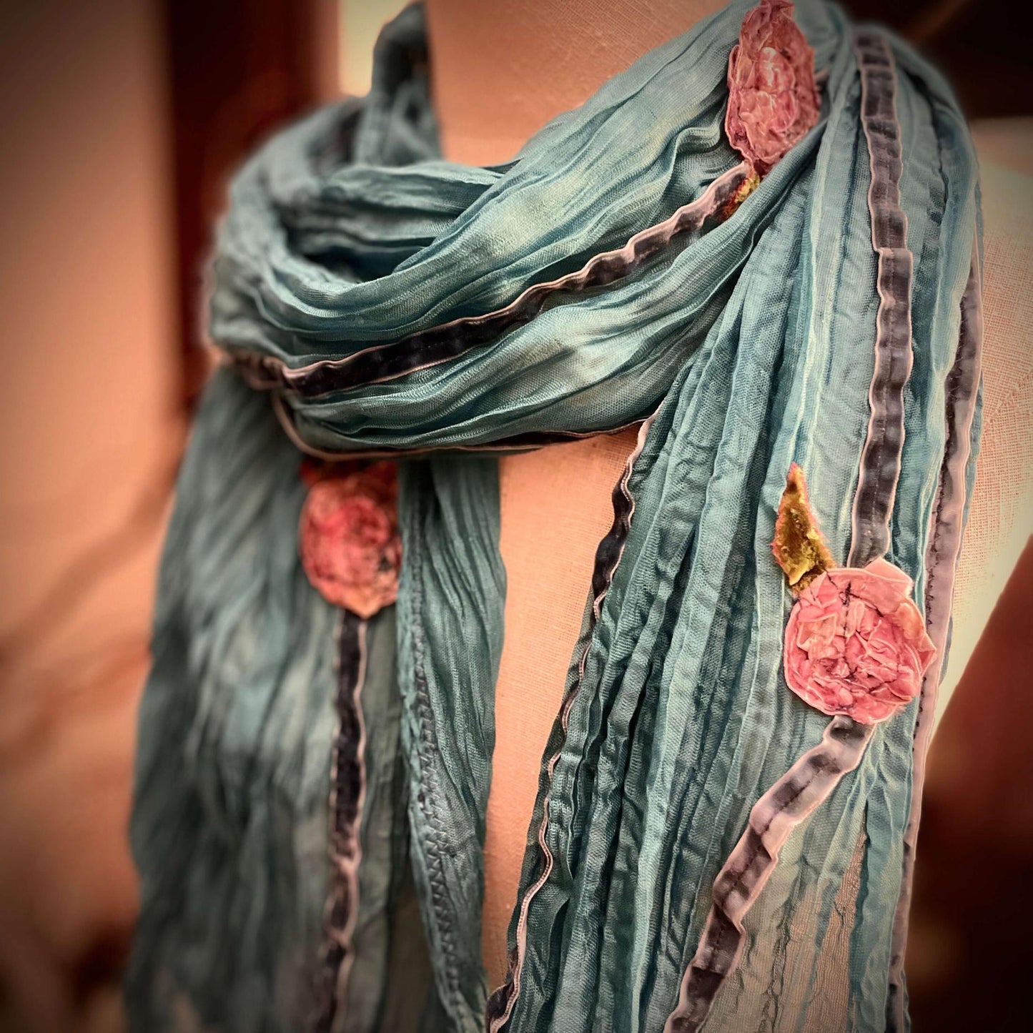 Sapphire Silks Vintage Inspired Scarf