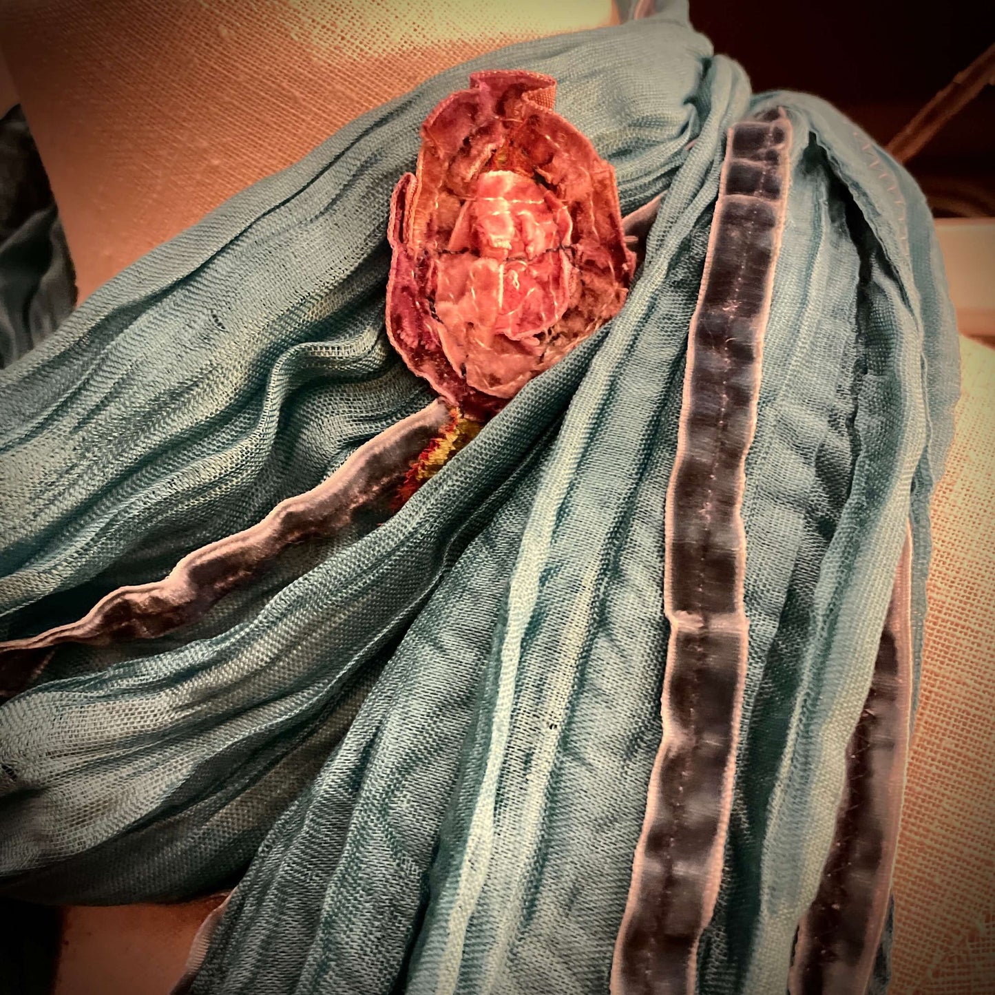 Sapphire Silks Vintage Inspired Scarf