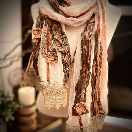 Lush Layers Vintage Inspired Scarf