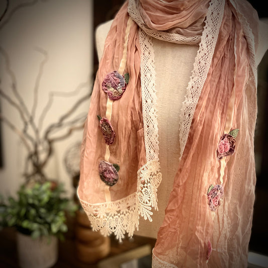 Dusty Dreams Vintage Inspired Scarf