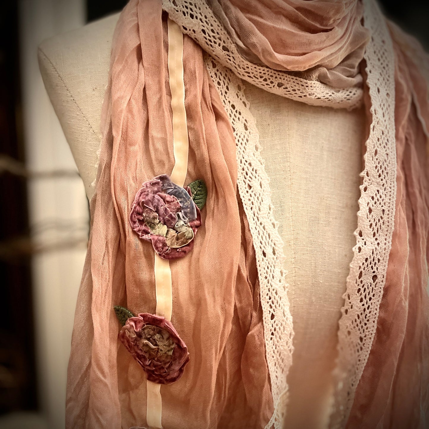 Dusty Dreams Vintage Inspired Scarf