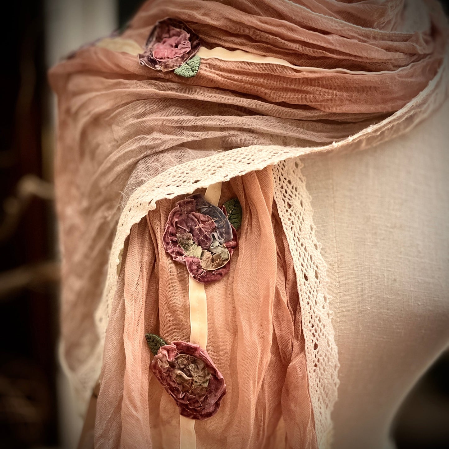 Dusty Dreams Vintage Inspired Scarf