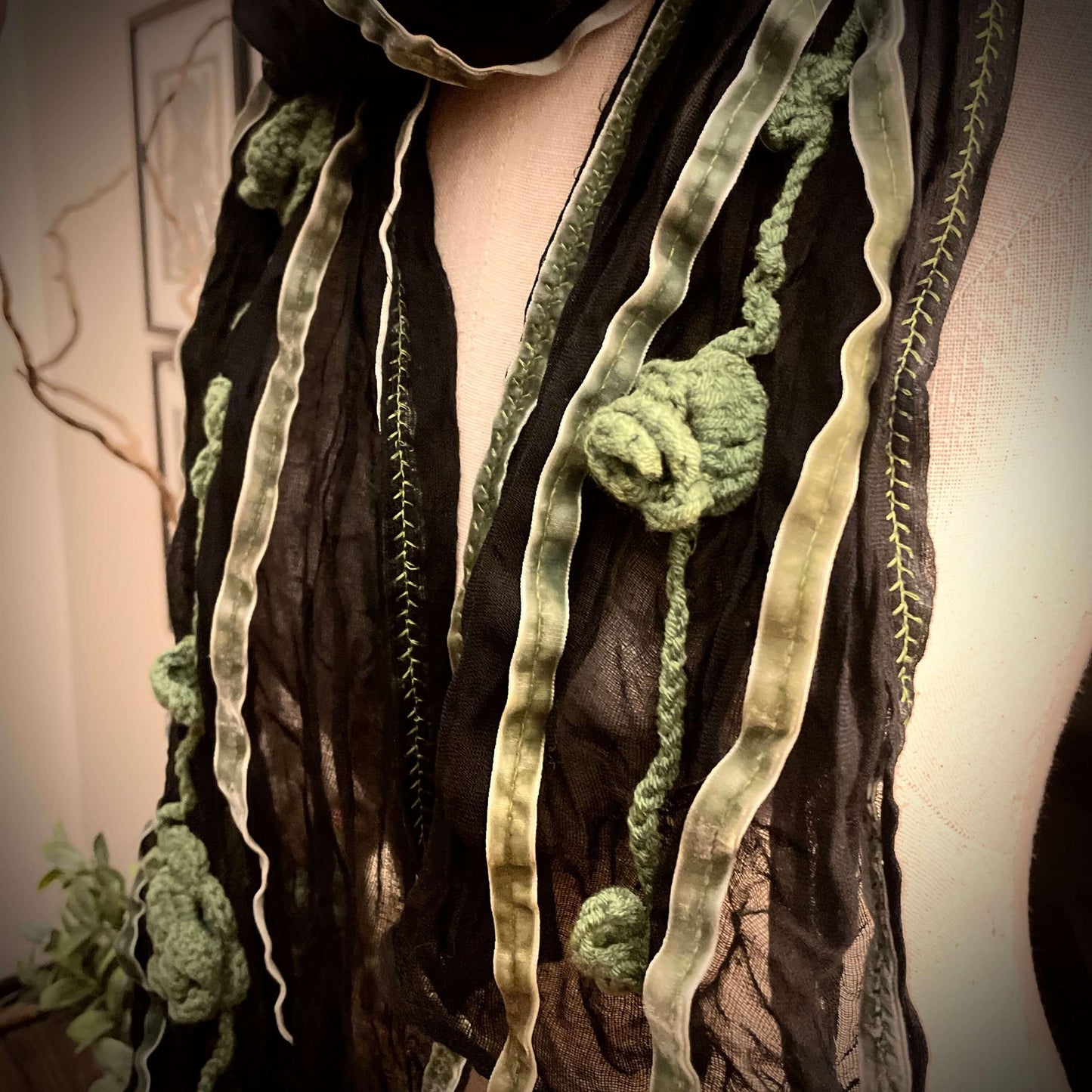 Petal Pops Vintage Inspired Scarf