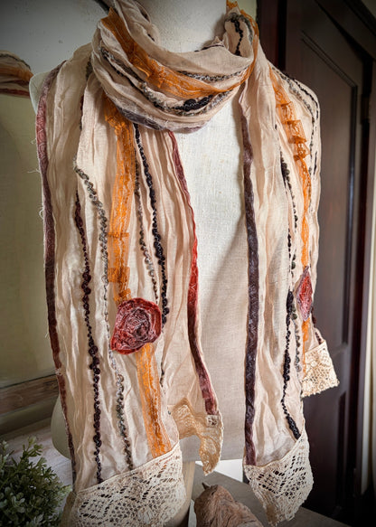 Soft Accents Vintage Inspired Scarf