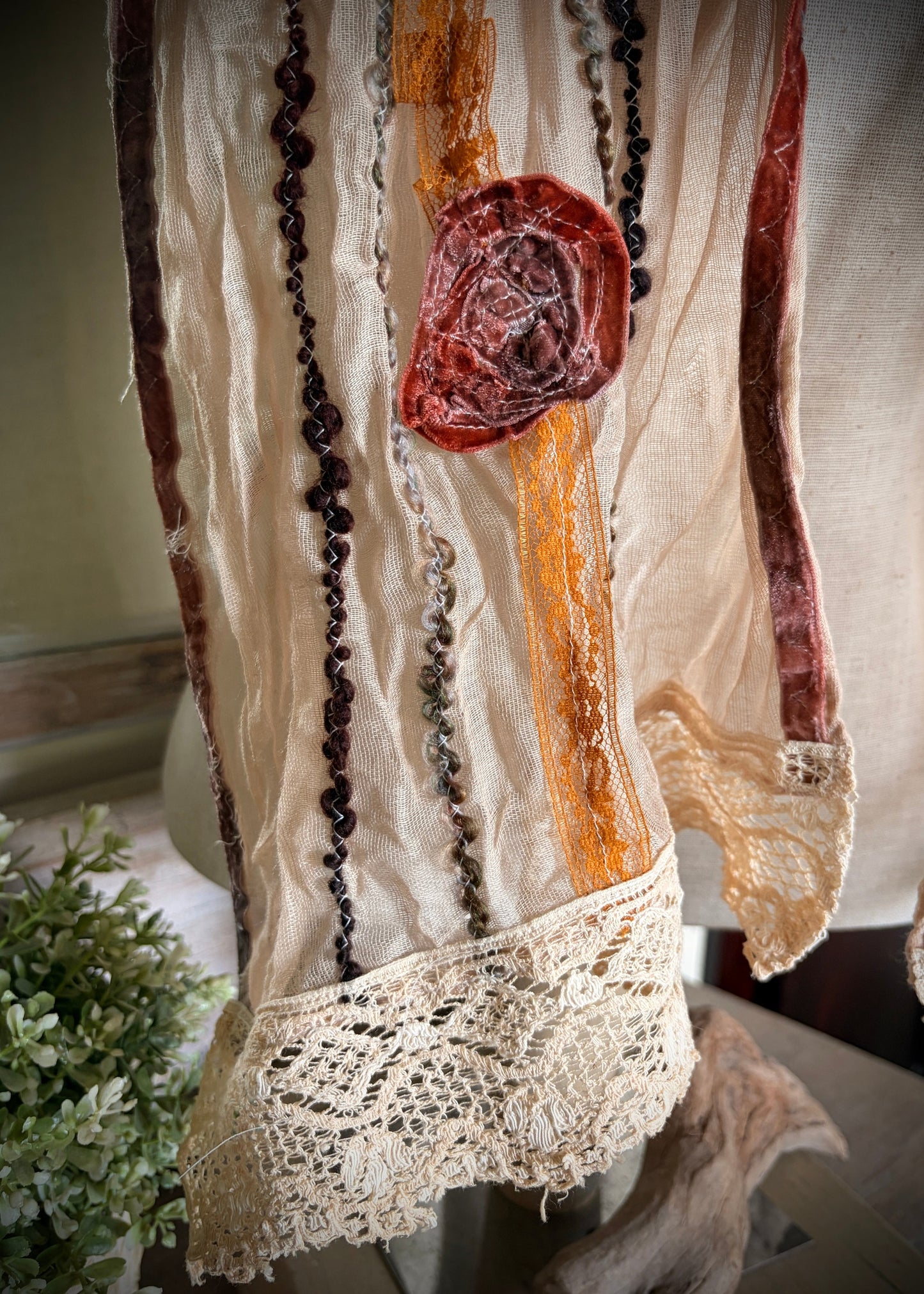 Soft Accents Vintage Inspired Scarf