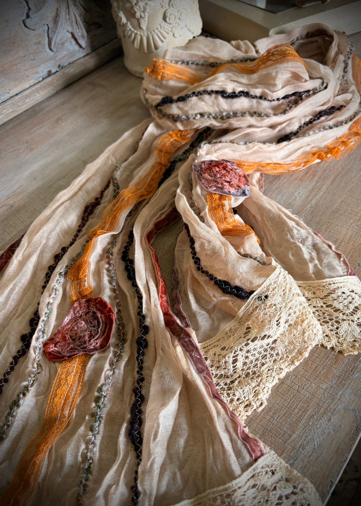 Soft Accents Vintage Inspired Scarf