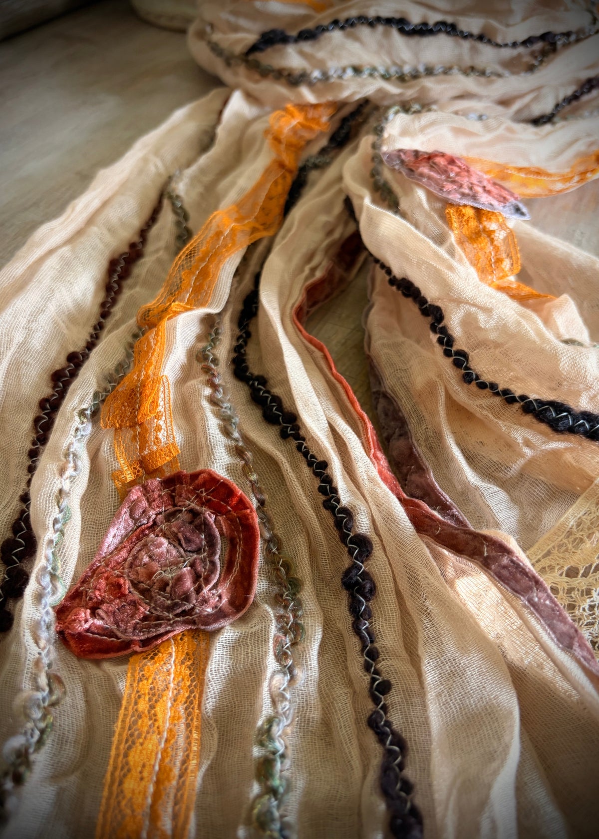 Soft Accents Vintage Inspired Scarf
