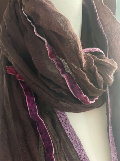 Regal Radiance Vintage Inspired Scarf