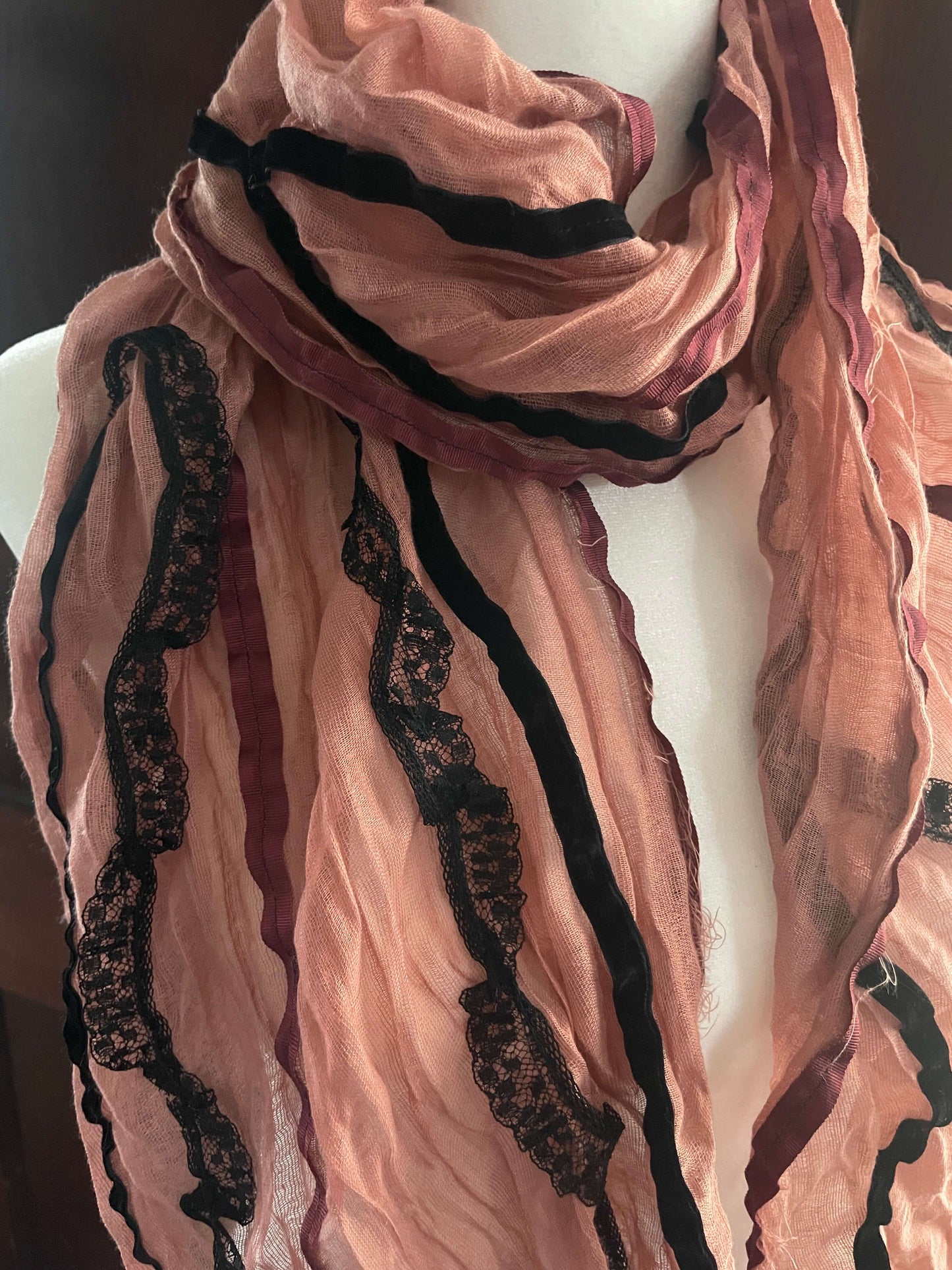 Rosa Romantica Vintage Inspired Scarf