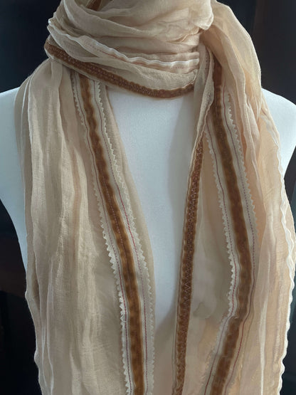 Soft Silhouettes Vintage Inspired Scarf