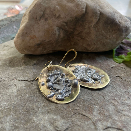 Earrings on rock