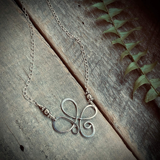 SS Swirl Necklace