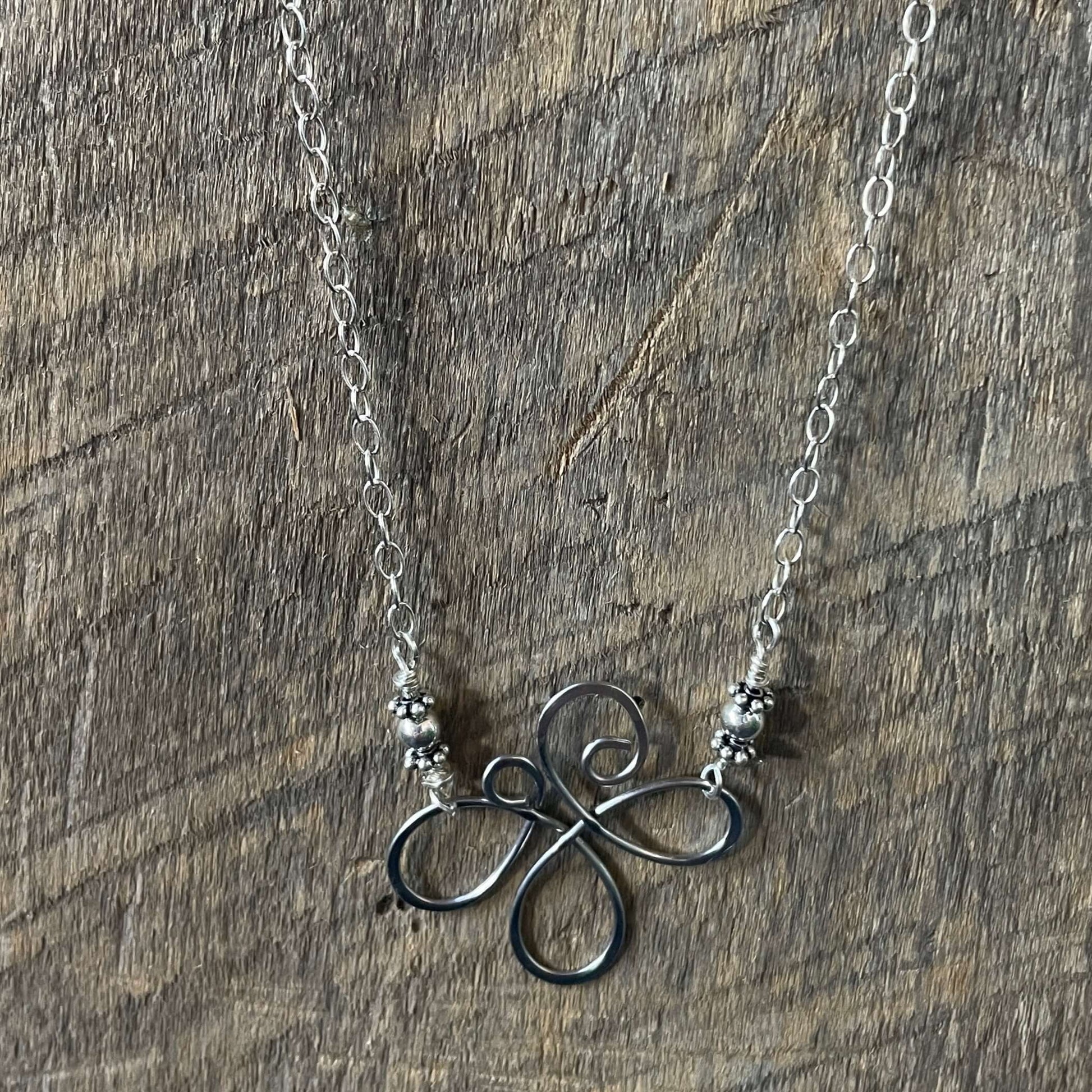 Sterling Silver Swirl Hanging