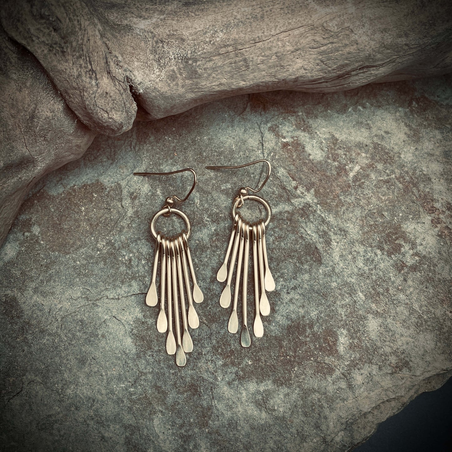 Circle Fringe earrings