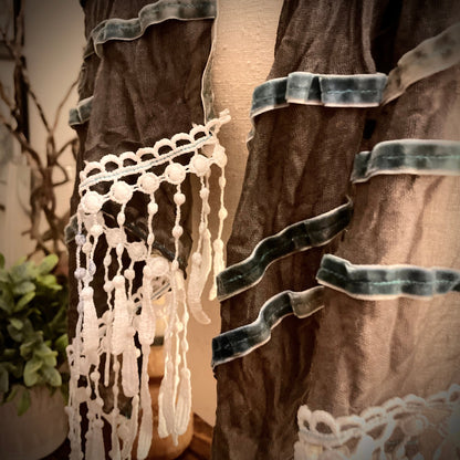 Silk Shadows Vintage Inspired Scarf