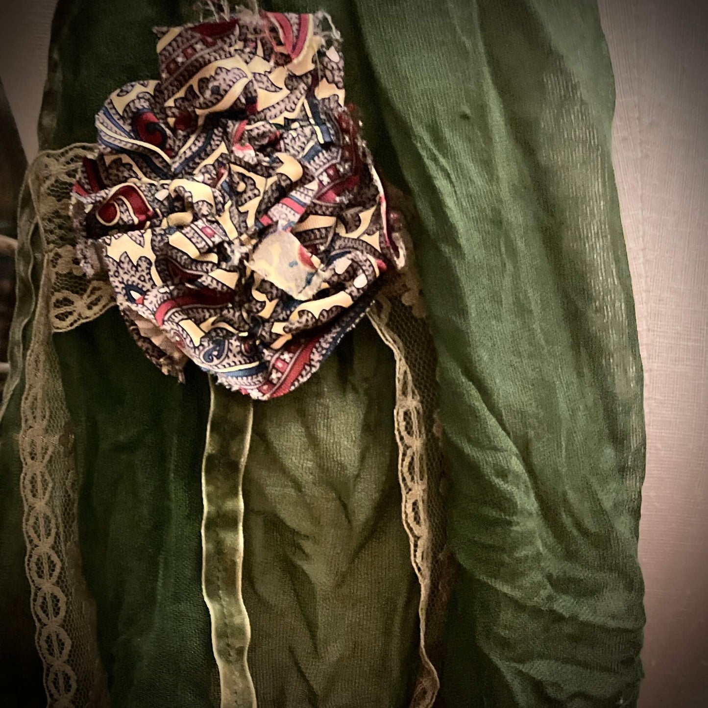 Blushing Blossoms Vintage Inspired Scarf